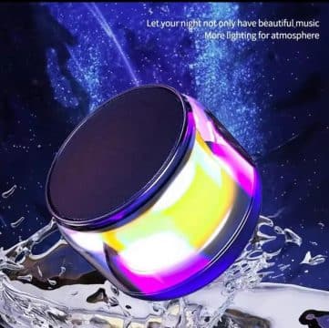 Mini Portable Bluetooth Speaker – Wireless TWS Subwoofer with LED Lights