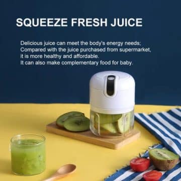 Mini Cordless Electric Food Chopper – Portable Garlic, Ginger & Vegetable Processor